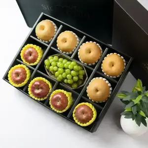 [지정일발송] 시그니처 사과배샤인 명품세트 1호 6kg (배5+사과5+샤인머스켓1)