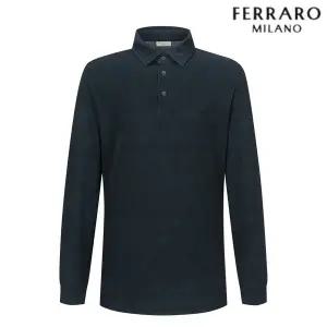 [페라로밀라노](F/W) 코트나 솔리드 프린트 티셔츠 네이비 AMSEKS30149_s