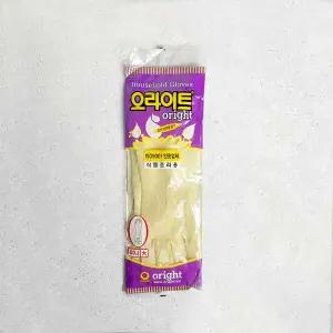 오라이트 고무장갑 미니(대)x10켤레/장갑/고무/손목/식품용/대형/청소용/요리용/질긴/손가락/조리용/주방용