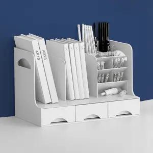 올인원 데스크테리어 오거나이저 서랍 책꽂이 연필꽂이/서류/정리/책상/수납장/책상위/책보관함/책꽃이/이