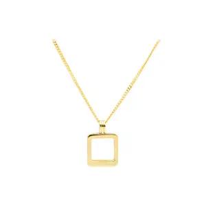 18k 베젤 목걸이 [스퀘어골드바 1.875g전용]
