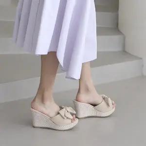 [잭앤질]잭앤질 큐티리본 웨지샌들(JB1Z452)