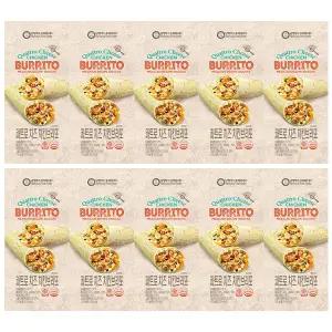 남향푸드 또띠아 냉동 브리또 콰트로치즈치킨 125g x 10개 / 부리또