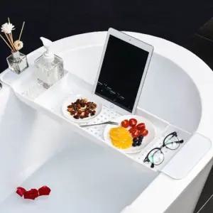 욕조 물빠짐 트레이 반신욕 거치대 길이조절 테이블 반신욕 욕조덮개 욕조트레이 반신욕트레이 욕조거치대