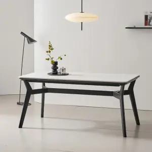 나무뜰 노체 양면 통세라믹 애쉬 원목 식탁 테이블 4인용 1600 VNM065C (착불)