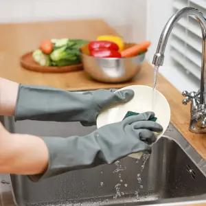 마이리빙 라텍스 고무장갑 설거지장갑 안찢어지는 요리용장갑 10쌍