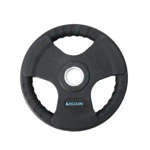 이고진 클럽용 고무 바벨 원판 15kg 1개 51D 역기운동 웨이트