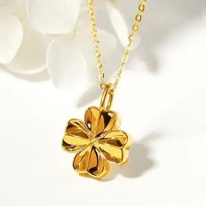 [골드앤]골드앤 순금 24K 샤이닝 클로버 목걸이