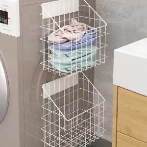세탁기 자석 선반 정리대