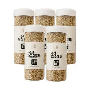 [바로담아] 국내산 볶음참깨 105g*5통