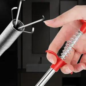 변기 하수구 화장실 막힘 관통기 배수구 뚫는 1.5m 배수구집게 배수관집게 뚜러뻥 스네이크뚜러