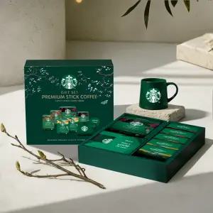 [무배+5만원이상 랜덤굿즈] 스타벅스 파우더커피 설 선물세트 (80T+머그) *쇼핑백증정*