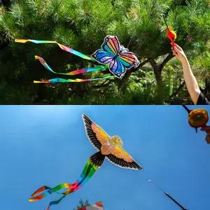 낚시연 연 만들기 날리기 가을 야외 추석 명절 전통 독수리 나비 봄 놀이 장난감 체험 키트 색칠 미술