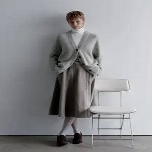 울 블렌드 벨트 스커트 SWWSKO42080