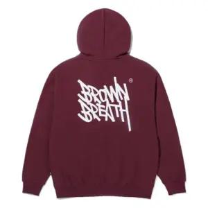 [국내매장판] 브라운브레스 후드티 TAG OG HOODIE - BURGUNDY 413324