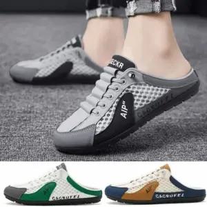 에어메쉬 남성 슬리퍼 하프 운동화 경량 남성하프슬리퍼 여름슬리퍼 남성샌들 남성신발