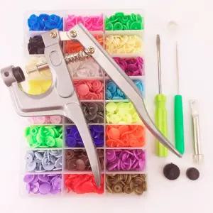 똑딱이 스냅 단추 달기 펀치 세트 수예 만들기 도구