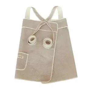 사계절포대기 체크베이지 X자형 사계절 7부 1P 아기 옛날 포대기