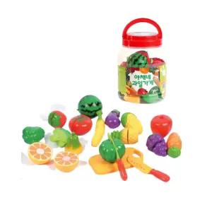 과일모형장난감 싹뚝놀이 과일야채놀이세트 IQ 싹둑요리 놀잇감 완구 토이