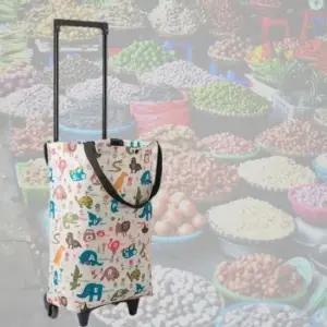 대용량 바퀴 장바구니 캐리어 시장 쇼핑용 수납박스 쇼핑캐리어 손수레 쇼핑카트