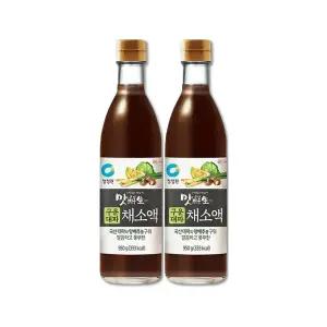 청정원 맛선생 구운대파채소액, 950g, 2개