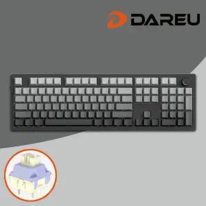 다얼유 EK106 PRO 8K 게이밍 기계식키보드 스모크그레이 저소음 마쉬멜로축