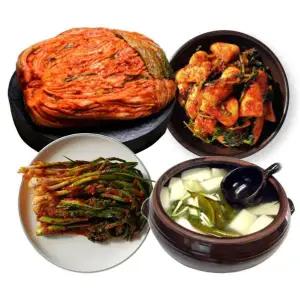도미솔김치 박미희김치 포기7kg+총각2kg+쪽파갓2kg+동치미2kg(4종,13kg)