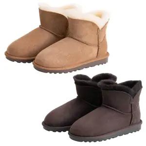 커클랜드 시그니춰 아동 셔링 부츠 어린이 초등 남녀공용 키즈 어그 털부츠 천연가죽 겨울 방한화