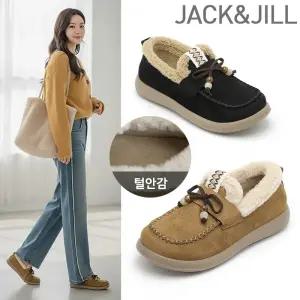 [잭앤질]잭앤질 구슬리본 털안감 로퍼(JD5734)