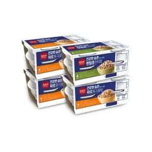 CJ제일제당 햇반 라이스플랜 파로통곡물밥 190g x12개+렌틸콩현미밥 190g x4개