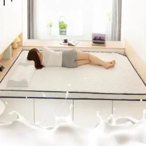 침대토퍼 매트리스 단단한 토퍼 더블사이즈 라텍스 메모리폼블루 손님용