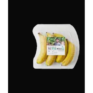 국산 유기농 바나나 3~4입 2팩 500g내외 식품 먹거리