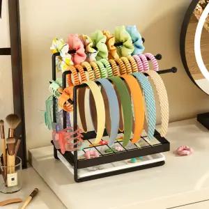 머리띠 정리대 머리끈 정리함 거치대 보관함 헤어핀 헤어밴드 진열대 곱창밴드 악세사리 꽂이