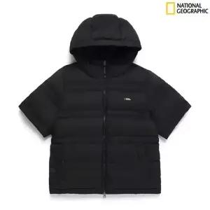 내셔널지오그래픽 여성 밀버스 반팔 경량 구스 다운 후드 점퍼 N244WDW021