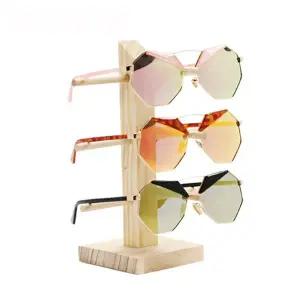 원목 3구 안경거치대 안경진열대 선글라스보관 스탠드