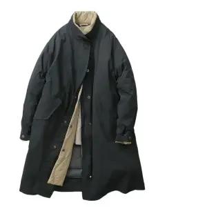 남성 겨울 레이어드 롱패딩 내피포함 보온 코트