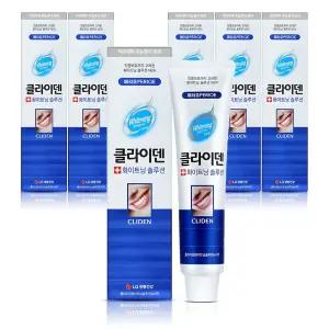 클라이덴 화이트닝 치아균케어 솔루션 오리지널 뉴치약 120g 6개