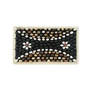 고품질 지압 3kg 천연 꽃길 돌매트 자갈 발지압 40x60 지압판 지압매트 발지압판 발마사지 WFHFII0