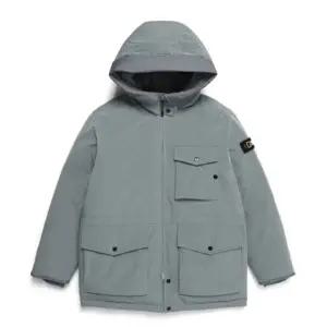 [롯데백화점]내셔널지오그래픽 에어로윙 아웃 포켓 야상 후디 덕 다운 점퍼 N224MDW140