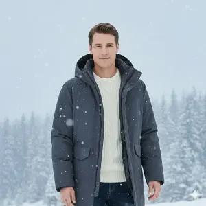 데니스골프 25FW신상 남성 하프라인 웰론 패딩 점퍼 2종택1_FAQWMPD621