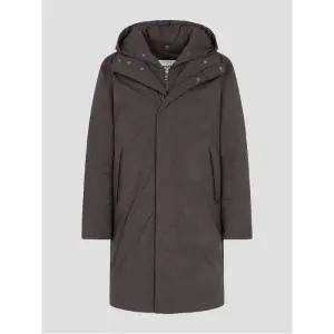 폴리 후드 디태쳐블 다운코트  브라운 (RY5X38C06D)