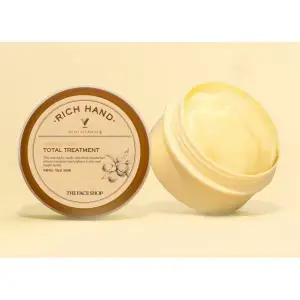 더페이스샵 리치 브이 앤풋 토탈 트리트먼트 핸드크림 너트향, 120ml, 1개