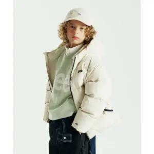매장정품 LEE 키즈 후드 헤비다운 숏푸퍼 아이보리 LK2504DP10IV 200636