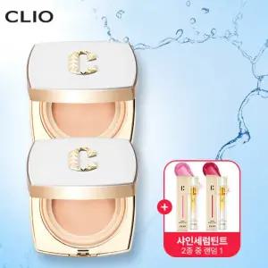 150세트한정 클리오 올 뉴 마그넷 팩트 본품2개 화이트 케이스 + 샤인세럼틴트(랜덤1)