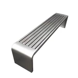 스테인레스 공원 의자 야외 정류장 대기 철제 높이