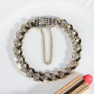 14K 18K 할로우 체인 팔찌 5D 커브 볼드 남자 여자 커플 선물 남편 기념일 생일