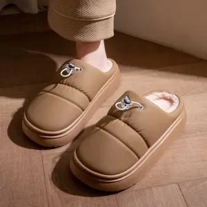 패딩 캠핑 겨울 방한 실내 털샌들 털슬리퍼 슬리퍼 남여공용