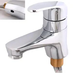 화장실 세면대 원홀 유광 수동 팝업홀 대붙이 수전 욕실 교체용 수도꼭지