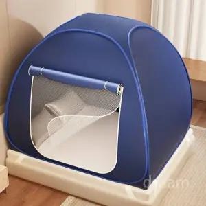 침대바람막이 난방텐트 보온 방한 수면 방풍 실내