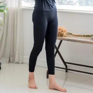 이너해피 국내생산 여성용 코튼 면기모 발열 내의 하의 9부